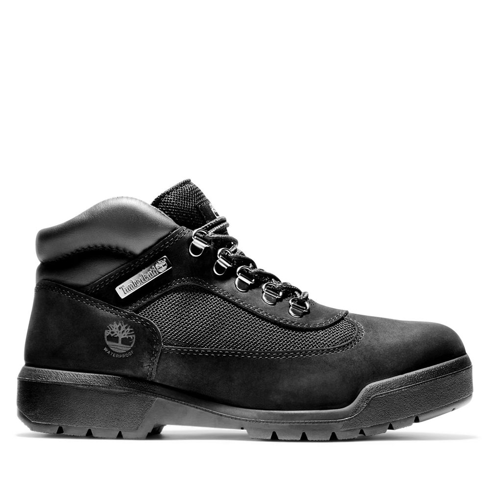 Zapatillas Timberland Hombre Waterproof Field Boots Negras - Chile RKH-026359